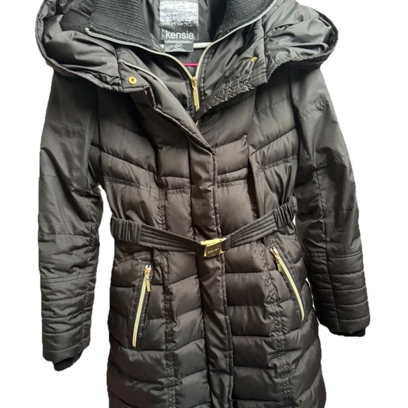 Kensie Women's Black Puffer Jacket - Picture 3 of 8